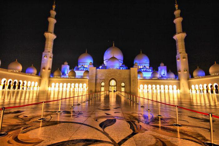 Велика џамија Шејх Зајед у Абу Дабију: Опис и историја