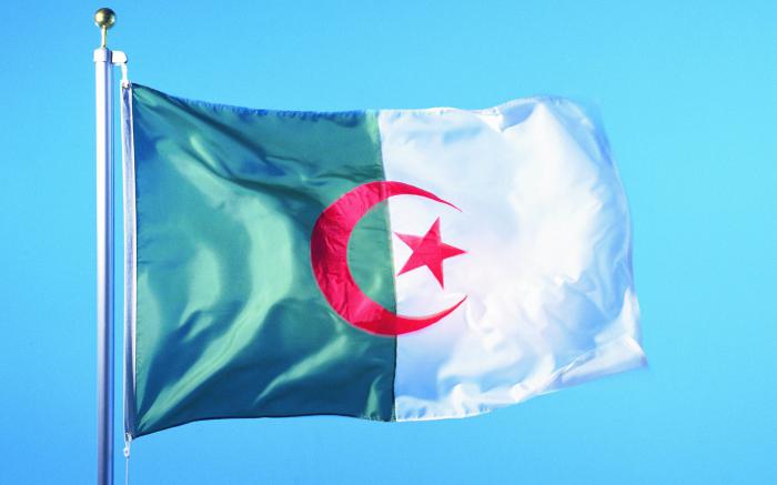 Застава Алжира: поглед, значење, историја